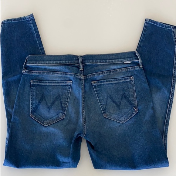MOTHER Denim - MOTHER The Vamp Skinny Jeans in Spiked Heels sz 28